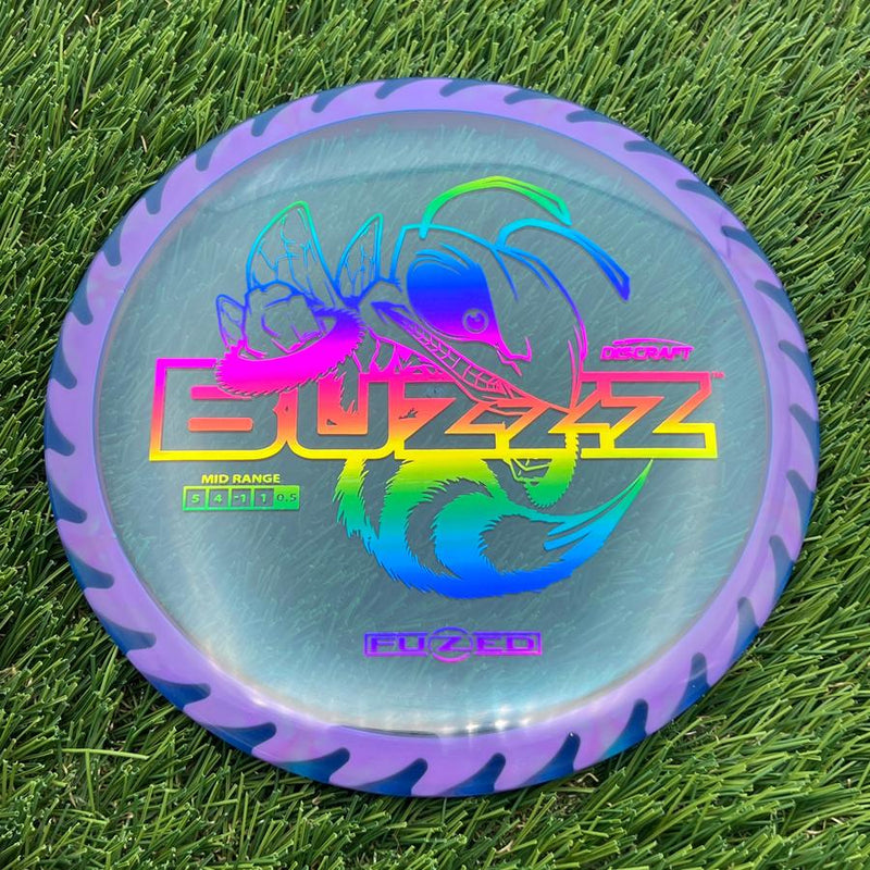 Discraft Elite Z FuZed Line with Saw Pattern Buzzz with Big Bee with Saw Blade - "Buzzzsaw" Stamp- 175.55 Purple