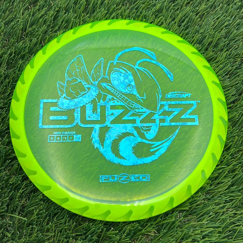 Discraft Elite Z FuZed Line with Saw Pattern Buzzz with Big Bee with Saw Blade - "Buzzzsaw" Stamp- 177.15 Green