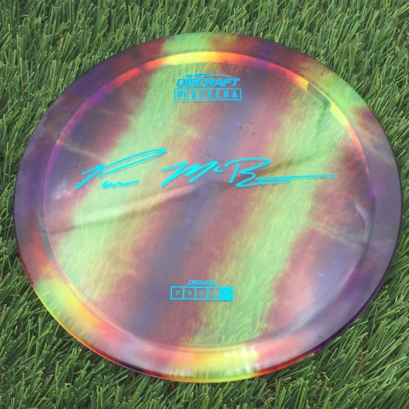 Discraft Elite Z Fly-Dyed Athena with Paul McBeth Large Signature Stamp- 174.2 Dyed