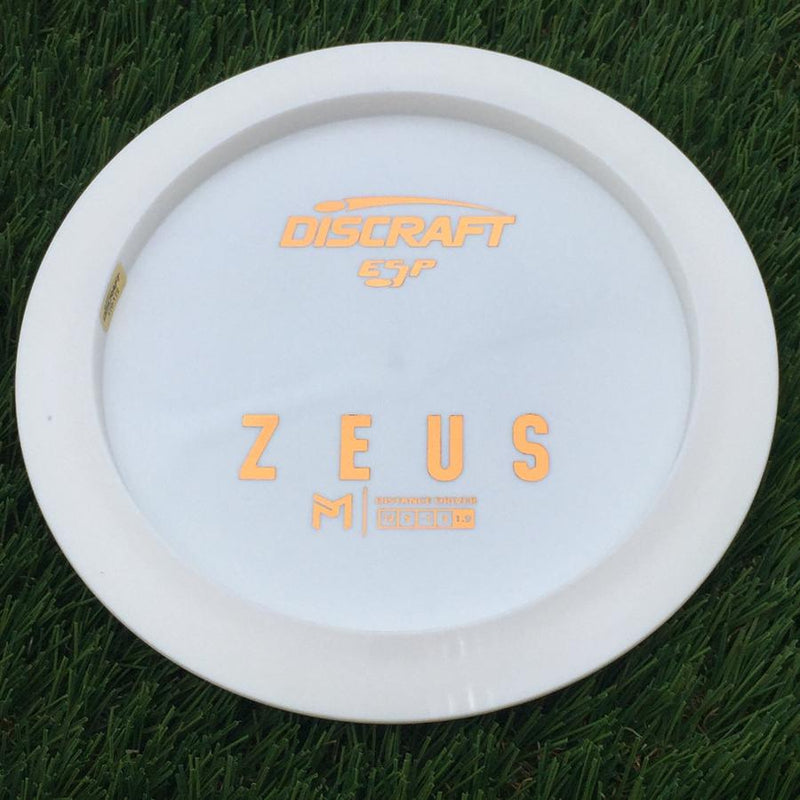 Discraft ESP Zeus with Dye Line Blank Top Bottom Stamp- 173.77 White