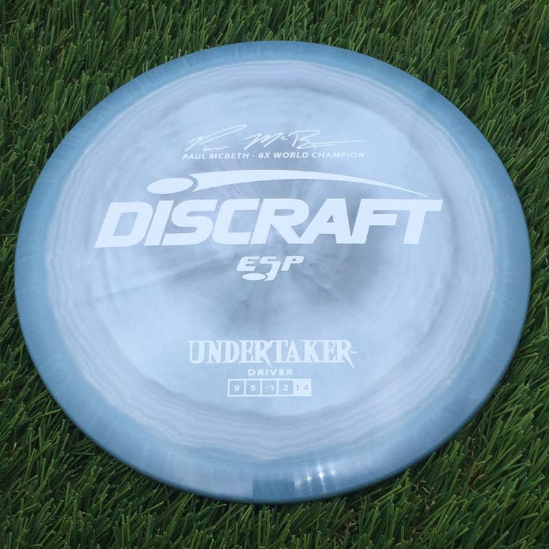 Discraft ESP Undertaker with Paul McBeth - 6x World Champion Signature Stamp- 174.71 Grey