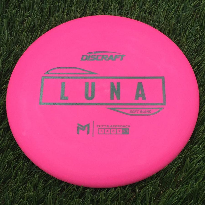 Discraft Putter Line Soft Luna with PM Logo Stock Stamp Stamp- 173.19 Pink
