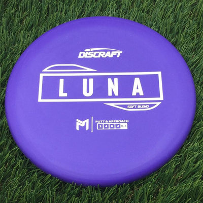 Discraft Putter Line Soft Luna with PM Logo Stock Stamp Stamp- 175.23 Purple