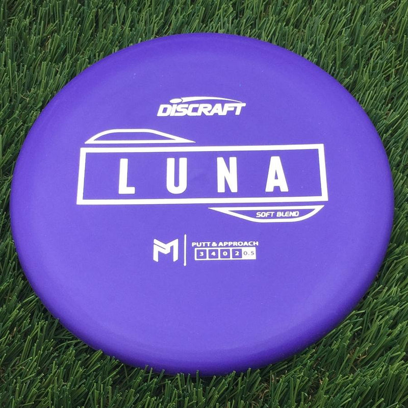 Discraft Putter Line Soft Luna with PM Logo Stock Stamp Stamp- 175.23 Purple