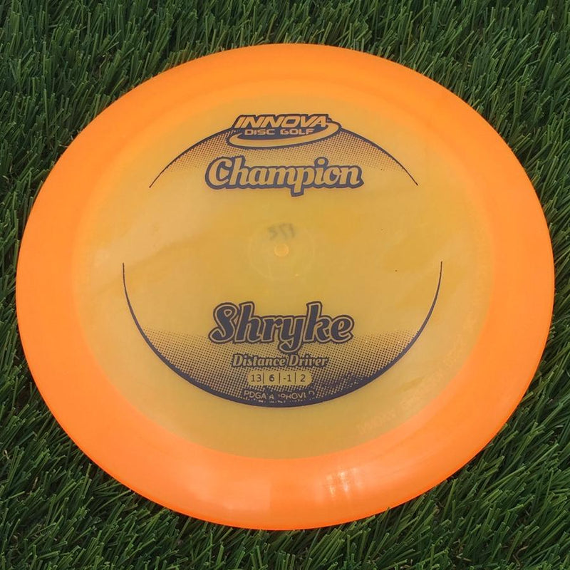 Innova Champion Champion Shryke with Circle Fade Stock Stamp- 173.51 Orange