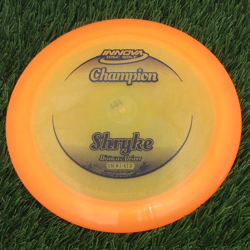 Innova Champion Champion Shryke with Circle Fade Stock Stamp- 172.81 Orange
