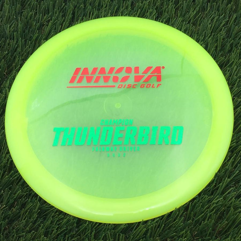 Innova Champion Thunderbird with Burst Logo Stock Stamp- 170.91 Yellow