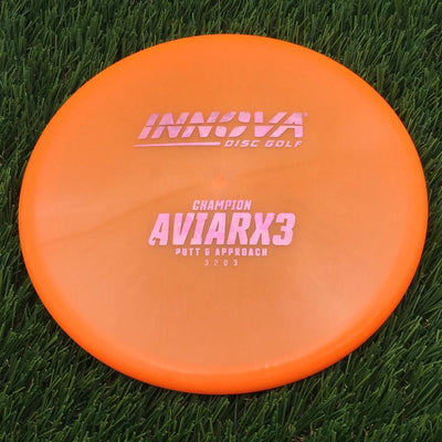 Innova Champion AviarX3 with Burst Logo Stock Stamp- 163 Orange