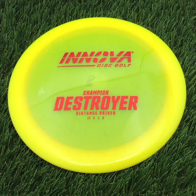 Innova Champion Destroyer with Burst Logo Stock Stamp- 160 Yellow