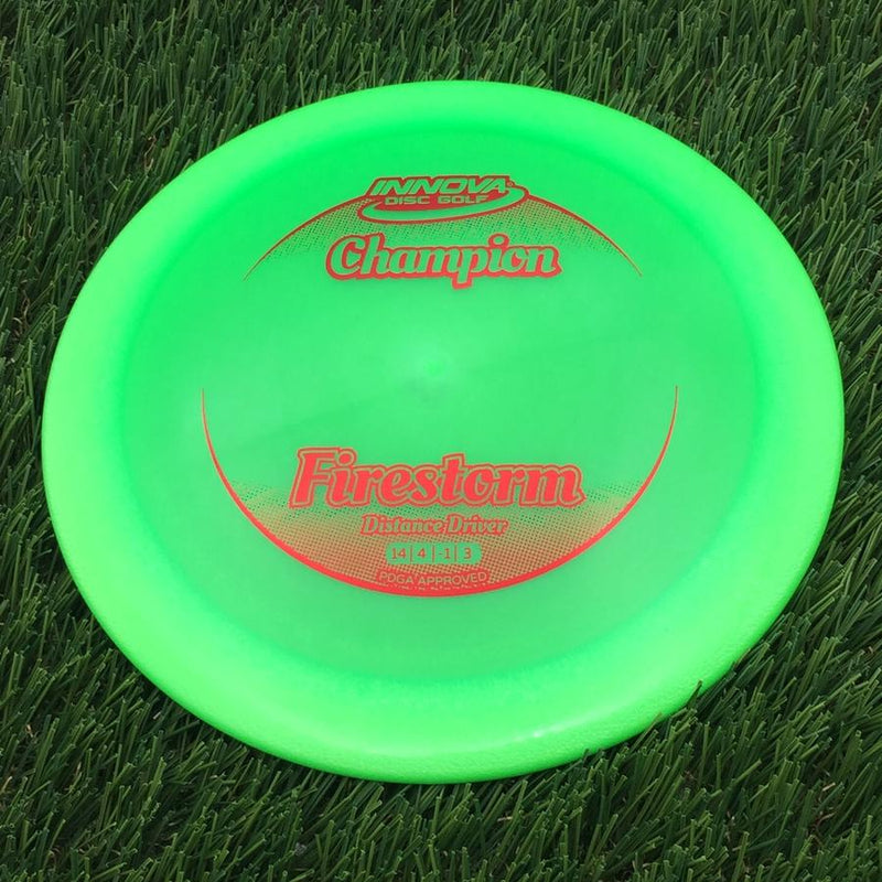 Innova Champion Firestorm with Circle Fade Stock Stamp- 166 Green