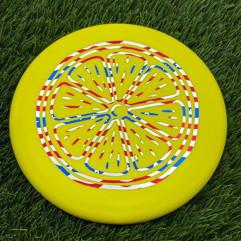 Dynamic Discs Classic Blend Judge with Zesty Lemon Scented Cross Section Stamp- 174.28 Yellow