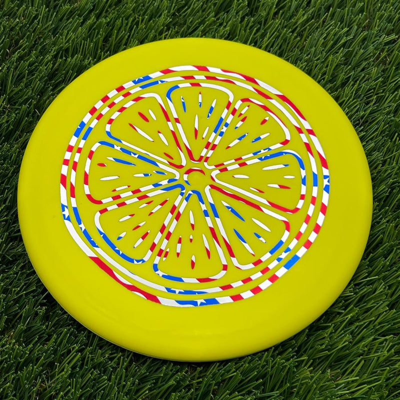 Dynamic Discs Classic Blend Judge with Zesty Lemon Scented Cross Section Stamp- 174.17 Yellow
