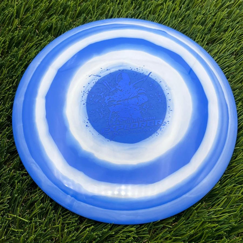 Latitude 64 Gold Bullseye Explorer with Isaac Robinson Team Series 2025 Stamp- 176.68 Blue