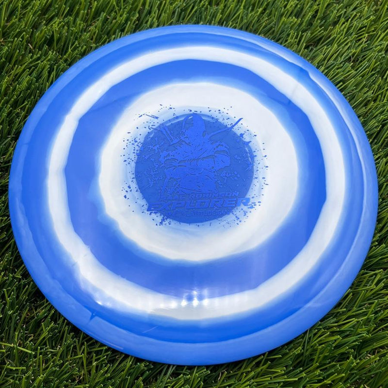 Latitude 64 Gold Bullseye Explorer with Isaac Robinson Team Series 2025 Stamp- 176.07 Blue