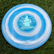 Latitude 64 Gold Bullseye Explorer with Isaac Robinson Team Series 2025 Stamp - 176.9g - Turqoise Blue - Turqoise Blue / 176.87g