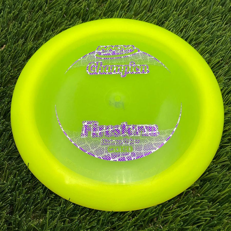 Innova Champion Firestorm with Circle Fade Stock Stamp- 177.41 Yellow