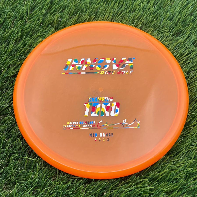 Innova Champion Toro with Calvin Heimburg 7X DGPT Event Champion Stamp- 170.27 Orange