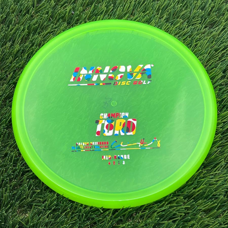 Innova Champion Toro with Calvin Heimburg 7X DGPT Event Champion Stamp- 172.9 Green