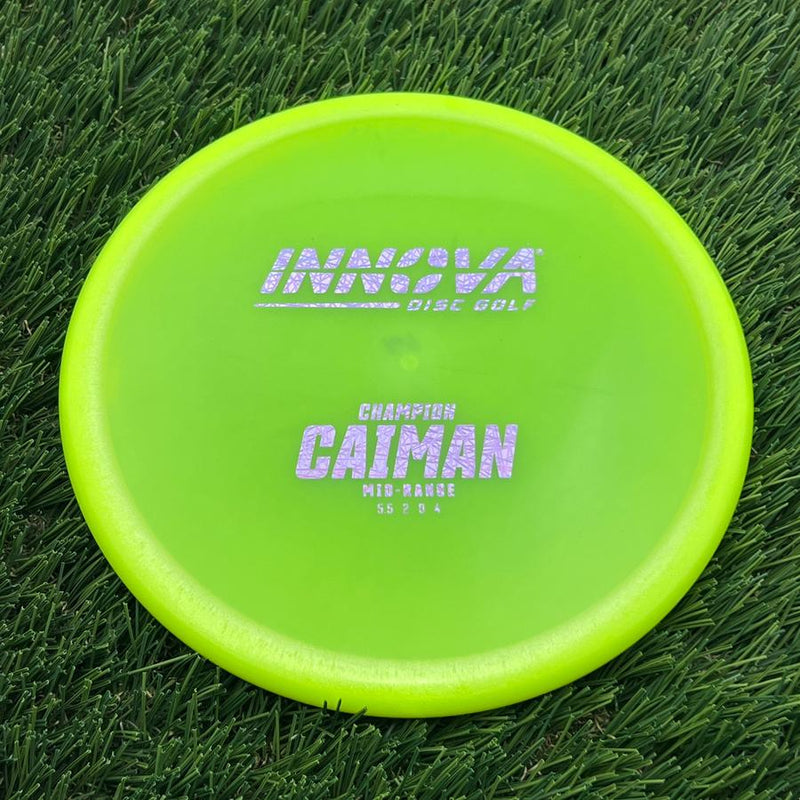 Innova Champion Caiman with Burst Logo Stock Stamp- 169.33 Yellow