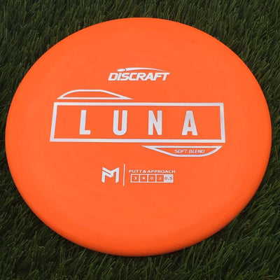 Discraft Putter Line Soft Luna with PM Logo Stock Stamp Stamp- 173.09 Orange
