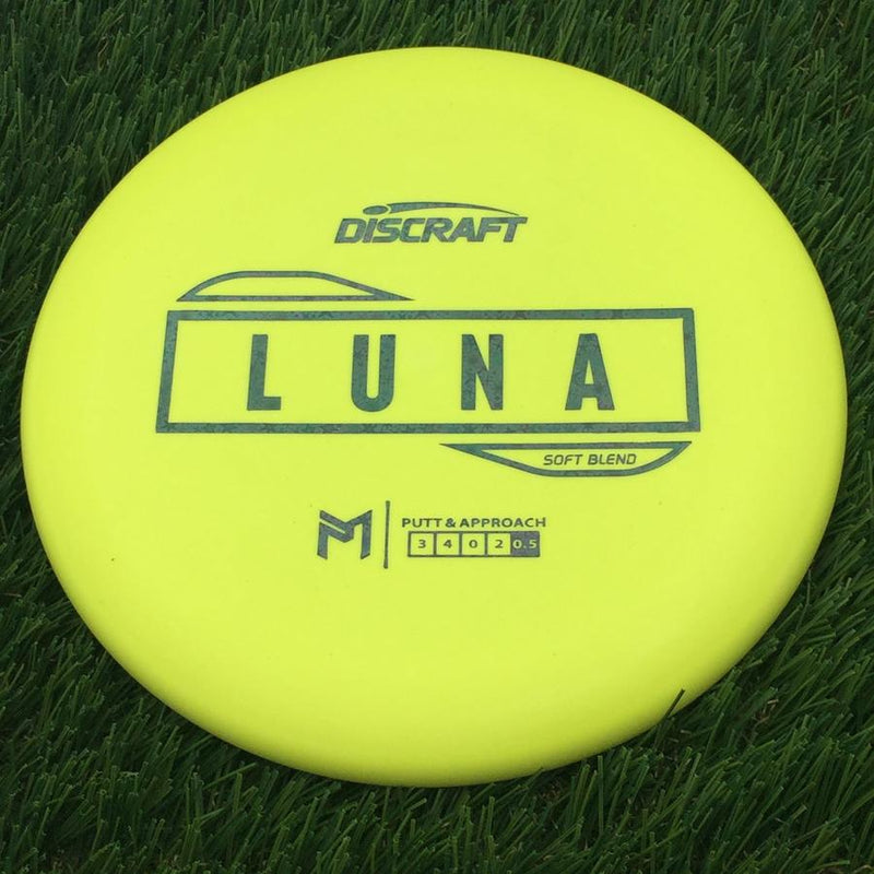 Discraft Putter Line Soft Luna with PM Logo Stock Stamp Stamp- 167.55 Yellow