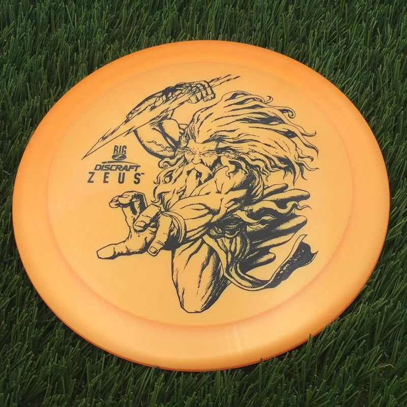 Discraft Big Z Collection Zeus with Big Z Stock Stamp with Inside Rim Embossed PM Paul McBeth Stamp- 174.9 Orange