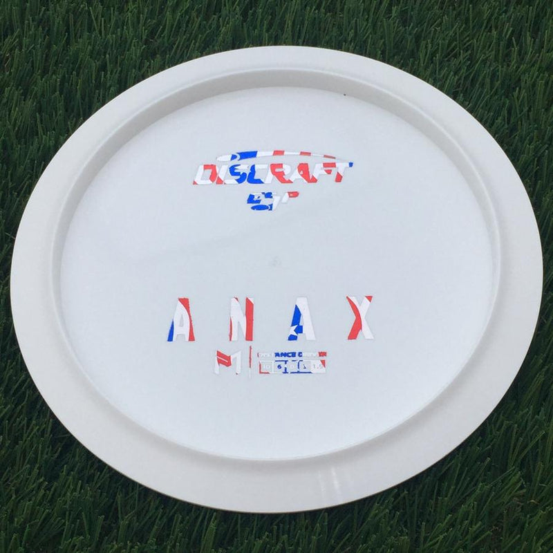 Discraft ESP Anax with Dye Line Blank Top Bottom Stamp- 175 White