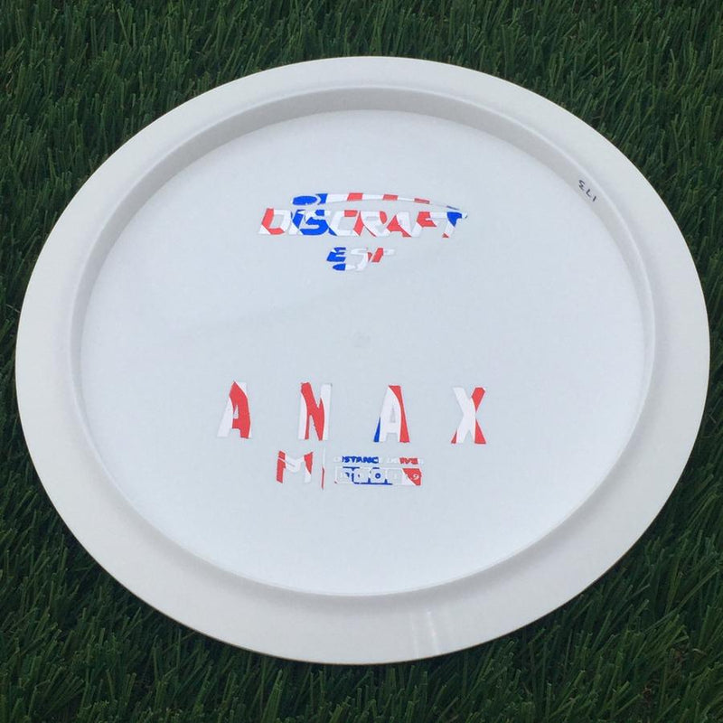 Discraft ESP Anax with Dye Line Blank Top Bottom Stamp- 174.5 White