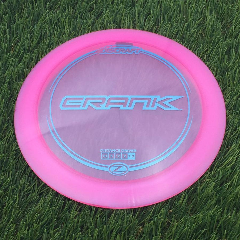 Discraft Elite Z Crank with Stock Stamp with Flight Numbers Stamp- 168.38 Pink