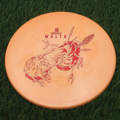 Discraft Big Z Collection Malta with Big Z Stock Stamp with Inside Rim Embossed PM Paul McBeth Stamp- 175.18 Orange