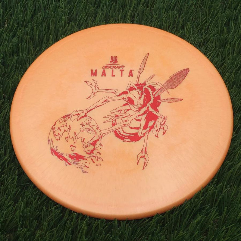 Discraft Big Z Collection Malta with Big Z Stock Stamp with Inside Rim Embossed PM Paul McBeth Stamp- 175.18 Orange