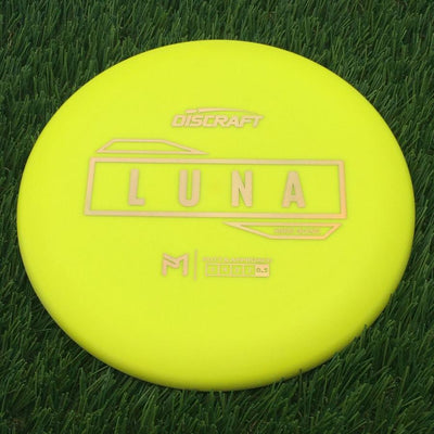 Discraft Putter Line Hard Luna with PM Logo Stock Stamp Stamp- 168.17 Yellow