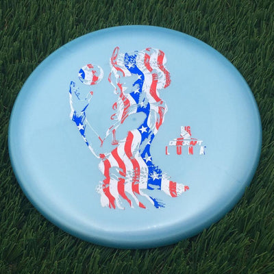Discraft Big Z Collection Luna with Big Z Stock Stamp with Inside Rim Embossed PM Paul McBeth Stamp- 176.35 Blue