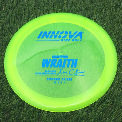 Innova Champion Wraith with Ken Climo 12 Time World Champion Burst Logo Stamp- 173.74 Yellow