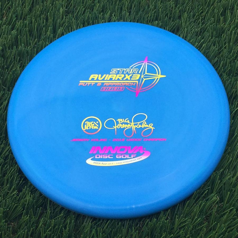 Innova Star AviarX3 with Big Jerm - Jeremy Koling - 2016 USDGC Champion Stamp- 171.38 Blue