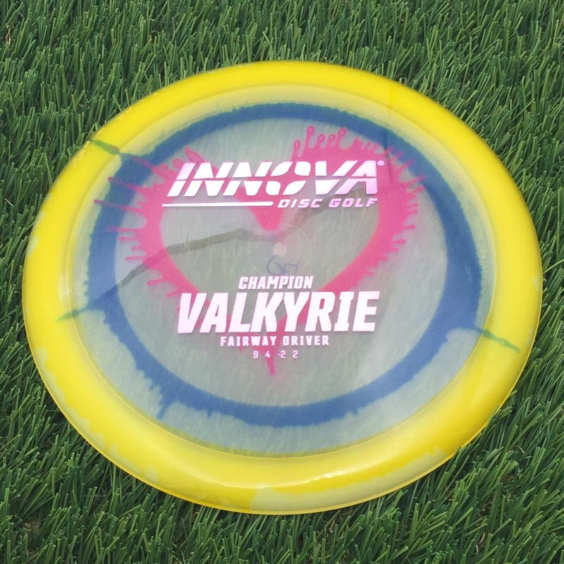 Innova Champion I-Dye Valkyrie with Burst Logo Stock Stamp- 170.73 Dyed