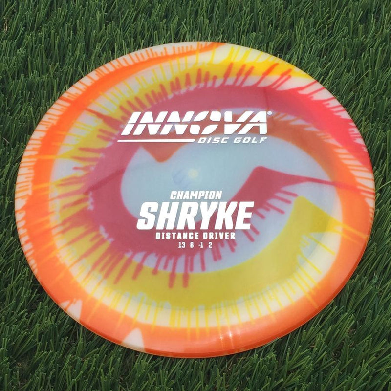 Innova Champion I-Dye Champion Shryke with Burst Logo Stock Stamp- 170.97 Dyed