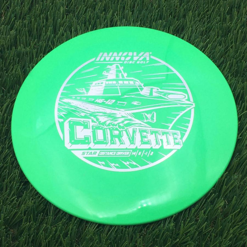 Innova Star Corvette with Burst Logo Stock Stamp- 174.15 Green