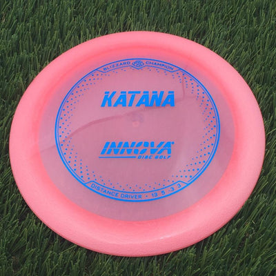 Innova Champion Blizzard Katana with Burst Logo Stock Stamp- 158.81 Pink