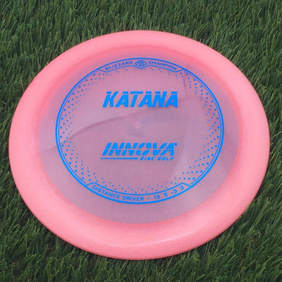 Innova Champion Blizzard Katana with Burst Logo Stock Stamp- 158.96 Pink