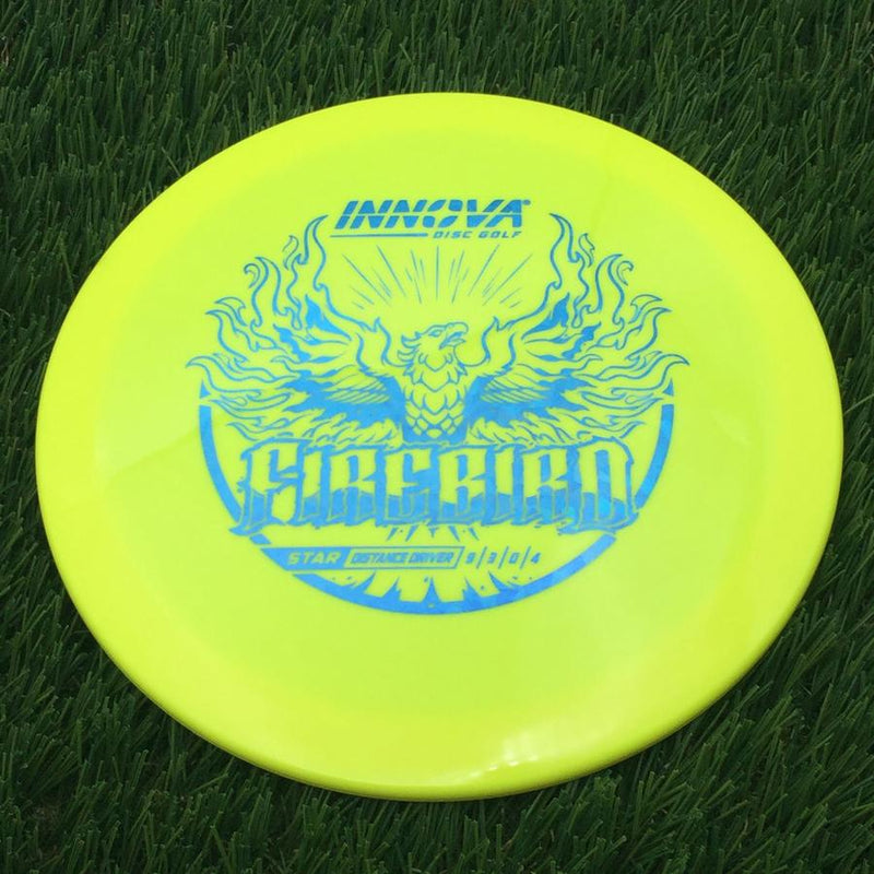Innova Star Firebird with Burst Logo Stock Stamp- 170.18 Yellow
