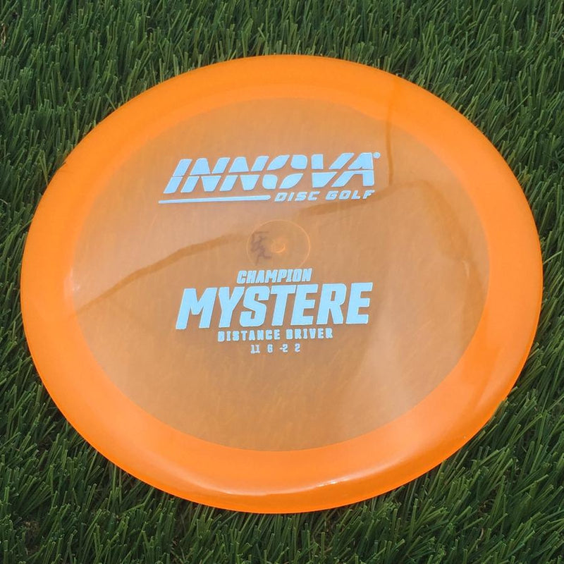 Innova Champion Mystere with Burst Logo Stock Stamp- 174.5 Orange