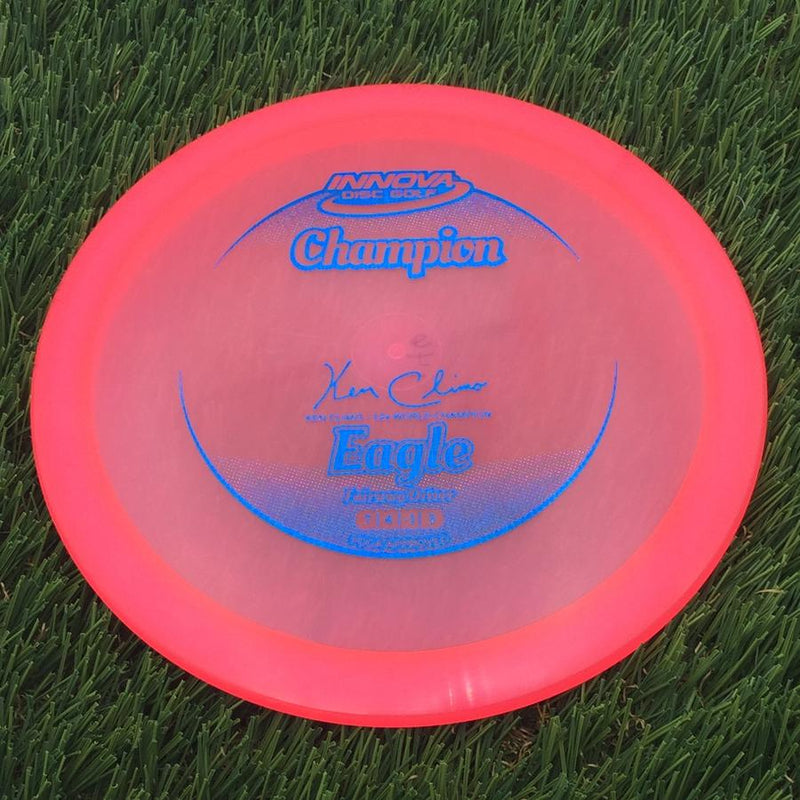 Innova Champion Eagle with Ken Climo - 12x World Champion New Stamp Stamp- 146 Pink