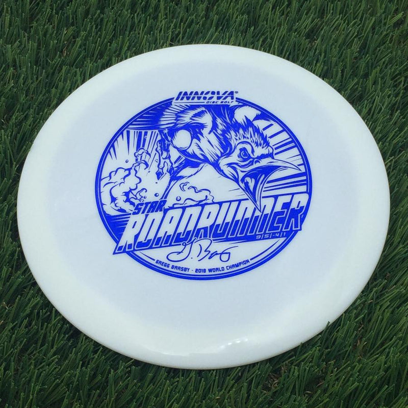 Innova Star Roadrunner with Gregg Barsby - 2018 World Champion with Burst Logo Stamp- 174.06 White