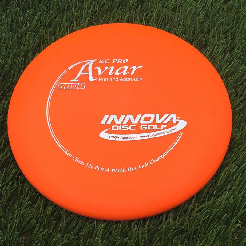 Innova Pro KC Aviar with Ken Climo 12x PDGA World Disc Golf Champion Stamp- 162.2 Orange