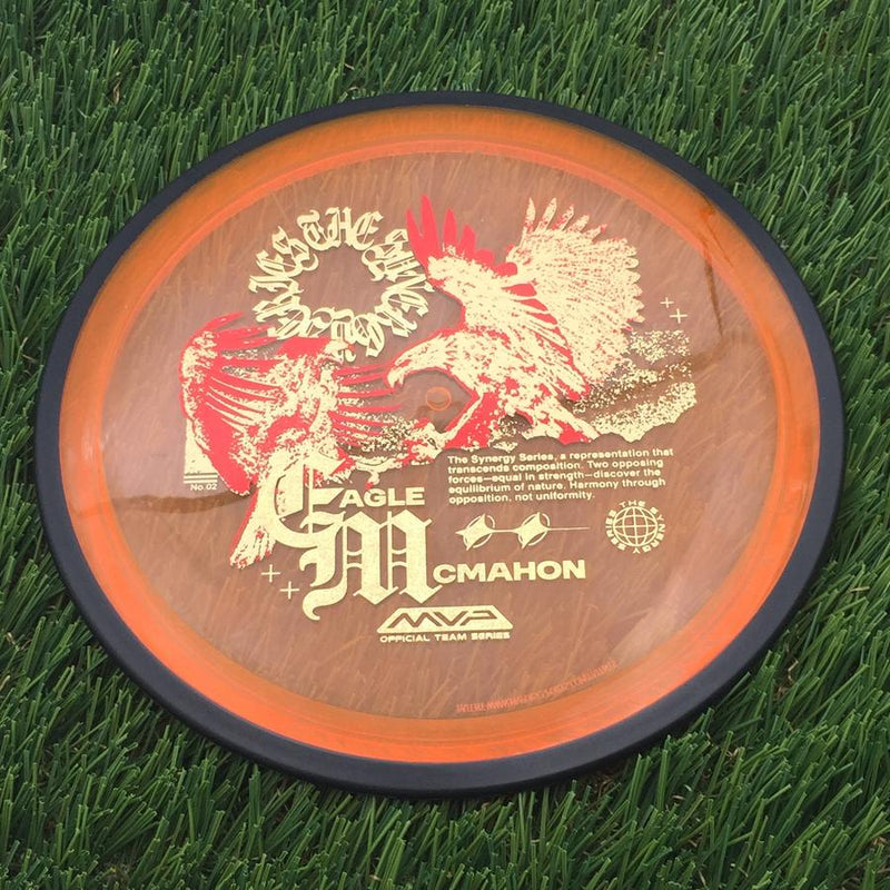 MVP Proton Resistor with The Eagle McMahon Synergy Series - Eagle Art by Green C Studio Stamp- 167.27 Orange
