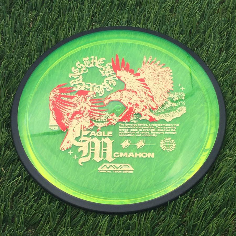 MVP Proton Resistor with The Eagle McMahon Synergy Series - Eagle Art by Green C Studio Stamp- 175.76 Yellow