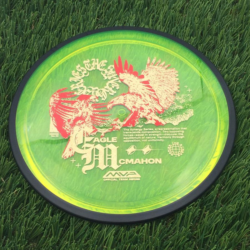 MVP Proton Resistor with The Eagle McMahon Synergy Series - Eagle Art by Green C Studio Stamp- 174.2 Yellow