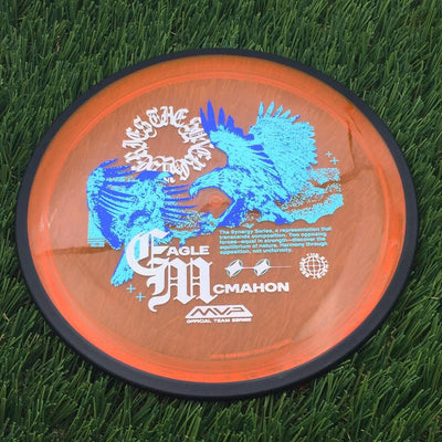 MVP Proton Resistor with The Eagle McMahon Synergy Series - Eagle Art by Green C Studio Stamp- 168.53 Orange