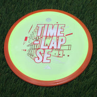 Axiom Neutron Time-Lapse with Special Edition (Retooled) Typography by Matthew Jorde Stamp - 174.9g - Orange Rim Yellow - Orange Rim Yellow / 174.94g
